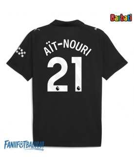 Manchester City Rayan Ait-Nouri #21 Tricou Fotbal Replică 2025-26 Barbati Deplasare